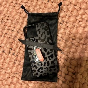 iPhone 12 Midnight Leopard Loopy Phone Case